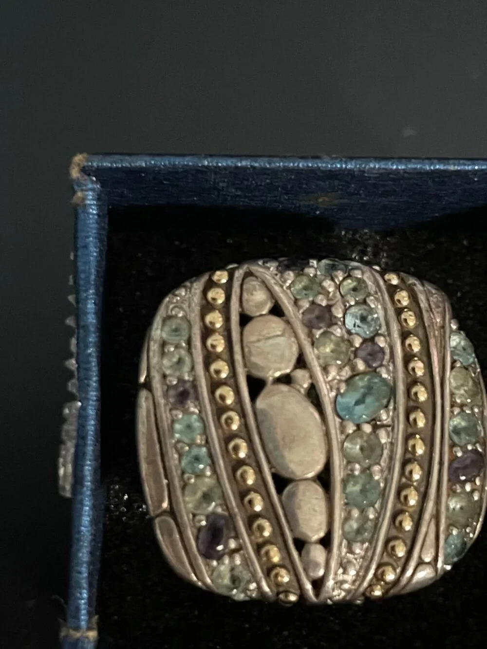 JOHN HARDY BLUE TOPAZ RING